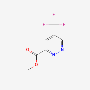 molecular formula C7H5F3N2O2 B12514734 Methyl 5-(trifluoromethyl)pyridazine-3-carboxylate 