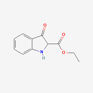 molecular formula C11H11NO3 B12514773 Ethyl 3-oxoindoline-2-carboxylate 