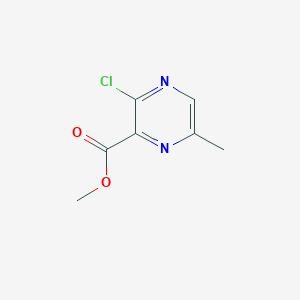 molecular formula C7H7ClN2O2 B12514775 Methyl 3-chloro-6-methylpyrazine-2-carboxylate 