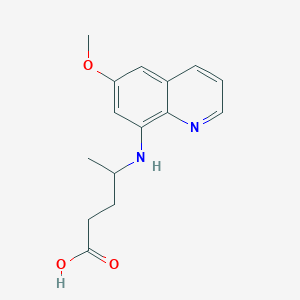 molecular formula C15H18N2O3 B125148 Carboxyprimaquine CAS No. 77229-68-6