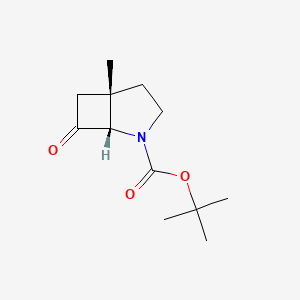 molecular formula C12H19NO3 B12514831 cis-5-Methyl-7-oxo-2-aza-bicyclo[3.2.0]heptane-2-carboxylic acid tert-butyl ester CAS No. 1263379-00-5