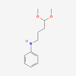 molecular formula C12H19NO2 B12514957 N-(4,4-Dimethoxybutyl)aniline CAS No. 820209-44-7