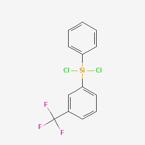 molecular formula C13H9Cl2F3Si B12514968 Dichloro(phenyl)[3-(trifluoromethyl)phenyl]silane CAS No. 700847-56-9