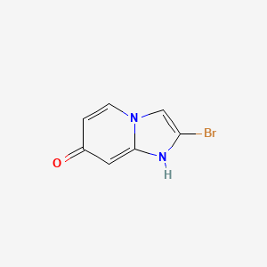 molecular formula C7H5BrN2O B12514976 2-Bromo-imidazo[1,2-a]pyridin-7-ol 