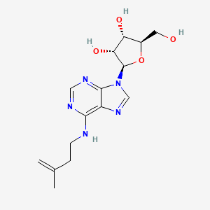 molecular formula C15H21N5O4 B1251506 n(6)-Isopentenyladenosine 