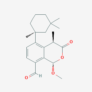 molecular formula C21H28O4 B1251514 Membranolide B 