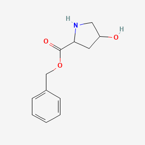 molecular formula C12H15NO3 B12515145 Benzyl 4-hydroxypyrrolidine-2-carboxylate 