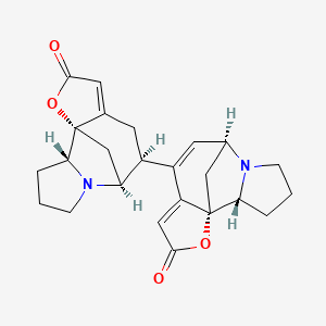molecular formula C24H26N2O4 B1251517 Flueggenine A 