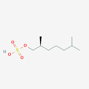 molecular formula C9H20O4S B1251520 (2S)-2,6-dimethylheptyl hydrogen sulfate 