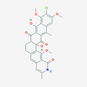 20-Chloro-1,17-dihydroxy-3,19,21-trimethoxy-7,24-dimethyl-6-azahexacyclo[12.12.0.02,11.04,9.016,25.018,23]hexacosa-2(11),3,7,9,16,18,20,22,24-nonaene-5,15,26-trione