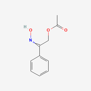 molecular formula C10H11NO3 B12515314 2-(Hydroxyimino)-2-phenylethyl acetate CAS No. 680605-59-8