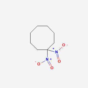 molecular formula C8H14N2O4 B12515319 1,1-Dinitrocyclooctane CAS No. 688314-74-1