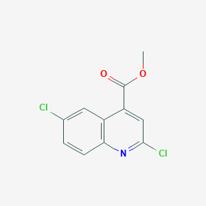 molecular formula C11H7Cl2NO2 B12515332 Methyl 2,6-dichloroquinoline-4-carboxylate 