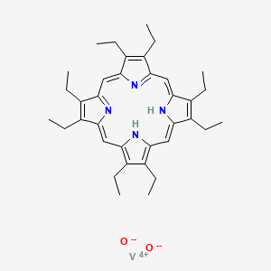 molecular formula C36H46N4O2V B12515364 Vanadium(4+) octaethylporphyrin dioxidandiide 
