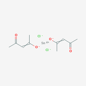molecular formula C10H14Cl2O4Sn B12515394 Tin(4+) bis(4-oxopent-2-en-2-olate) dichloride 