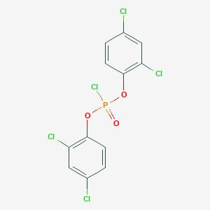 molecular formula C12H6Cl5O3P B125154 Bis(2,4-dichlorophenyl) phosphorochloridate CAS No. 14254-41-2