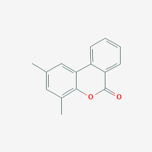 molecular formula C15H12O2 B12515428 2,4-dimethyl-6H-benzo[c]chromen-6-one 