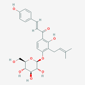 3'-(3-methyl-2-butenyl)-4'-O-beta-D-glucopyranosyl-4,2'-dihydroxychalcone