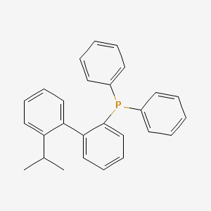 molecular formula C27H25P B12515449 Diphenyl[2'-(propan-2-yl)[1,1'-biphenyl]-2-yl]phosphane CAS No. 819867-22-6