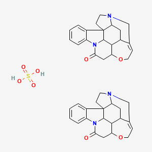 molecular formula C42H46N4O8S B12515488 Bis(strychnos); sulfuric acid 