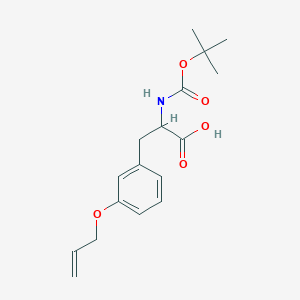 molecular formula C17H23NO5 B12515513 3-(3-(Allyloxy)phenyl)-2-((tert-butoxycarbonyl)amino)propanoic acid 