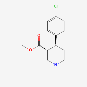 (3R,4S)-4-(4-chlorophenyl)-1-methylpiperidine-3-carboxylic acid methyl ester