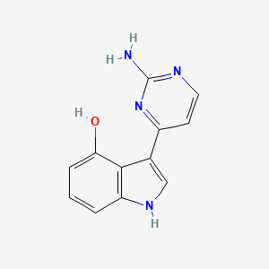 3-(2-aminopyrimidin-4-yl)-1H-indol-4-ol