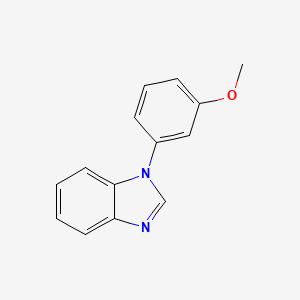 molecular formula C14H12N2O B12515577 1-(3-Methoxyphenyl)-1H-benzoimidazole CAS No. 741731-37-3