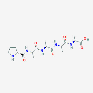 molecular formula C17H29N5O6 B12515635 D-Prolyl-L-alanyl-L-alanyl-L-alanyl-L-alanine CAS No. 675622-34-1