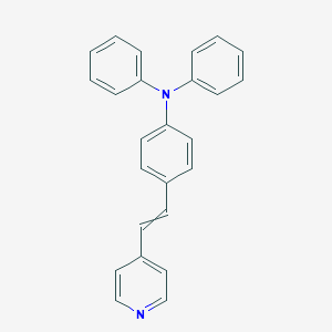molecular formula C25H20N2 B12515643 N,N-diphenyl-4-[2-(pyridin-4-yl)ethenyl]aniline 