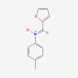 molecular formula C12H11NO2 B12515684 N-[(Z)-2-Furylmethylene]-N-(4-methylphenyl)amine oxide 