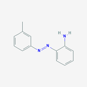 molecular formula C13H13N3 B12515698 2-[(Z)-(3-Methylphenyl)diazenyl]aniline CAS No. 805316-09-0
