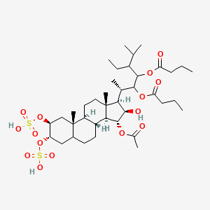 molecular formula C39H66O15S2 B1251575 Clathsterol disulfonic acid 