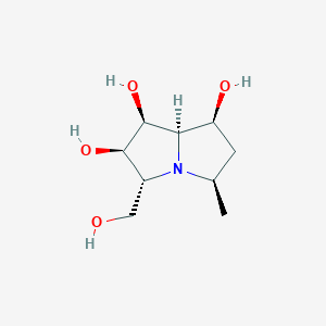 molecular formula C9H17NO4 B1251578 Hyacinthacine B5 