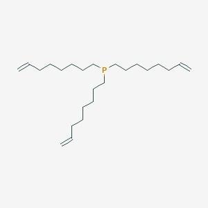 molecular formula C24H45P B12515800 Phosphine, tri-7-octenyl- CAS No. 816420-00-5