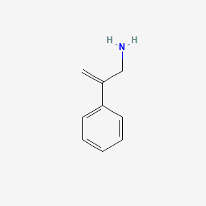 molecular formula C9H11N B1251587 2-Phenylprop-2-en-1-amine 