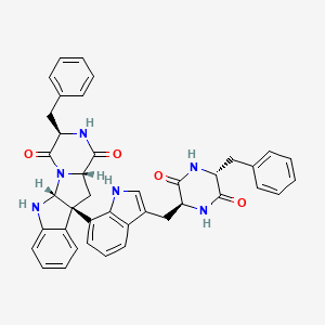 molecular formula C40H36N6O4 B1251591 Asperazine 