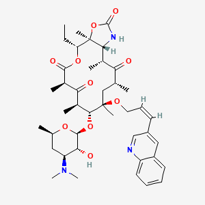 molecular formula C42H59N3O10 B1251593 Cethromycin 