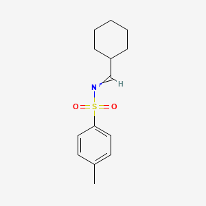 molecular formula C14H19NO2S B12515942 N-(cyclohexylmethylidene)-4-methylbenzenesulfonamide 