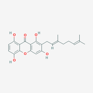 molecular formula C23H24O6 B1251601 smeathxanthone A 