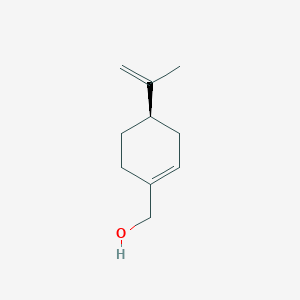 molecular formula C10H16O B1251607 [(4R)-4-(prop-1-en-2-yl)cyclohex-1-en-1-yl]methanol CAS No. 57717-97-2