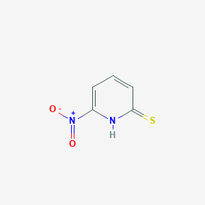 molecular formula C5H4N2O2S B12516072 6-Nitropyridine-2(1H)-thione CAS No. 682809-82-1