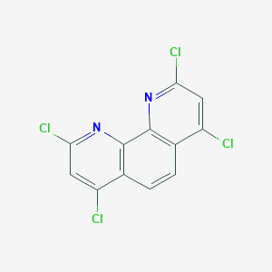 molecular formula C12H4Cl4N2 B12516078 2,4,7,9-Tetrachloro-1,10-phenanthroline 