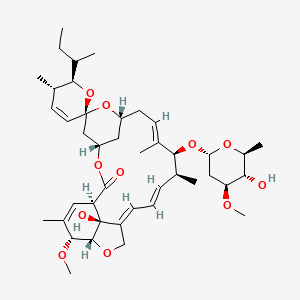 molecular formula C42H62O11 B1251609 Avermectin A1a monosaccharide 