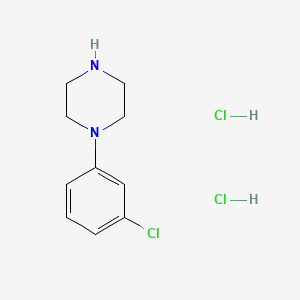 molecular formula C10H15Cl3N2 B1251611 1-(3-Chlorophenyl)piperazine dihydrochloride CAS No. 51639-49-7