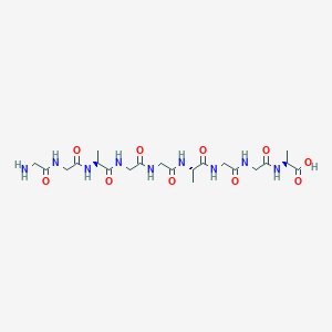 molecular formula C21H35N9O10 B12516113 Glycylglycyl-L-alanylglycylglycyl-L-alanylglycylglycyl-L-alanine CAS No. 820962-82-1
