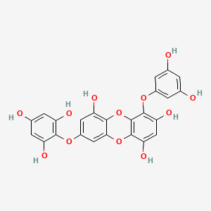 molecular formula C24H16O12 B1251617 7-Phloroeckol CAS No. 662165-35-7