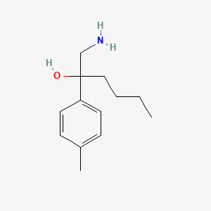 molecular formula C13H21NO B12516216 1-Amino-2-(4-methylphenyl)hexan-2-ol CAS No. 804428-37-3