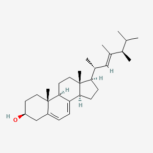 molecular formula C29H46O B1251622 (22E)-23-Methylergosta-5,7,22-trien-3beta-ol 