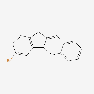 molecular formula C17H11Br B12516281 3-bromo-11H-benzo[b]fluorene 